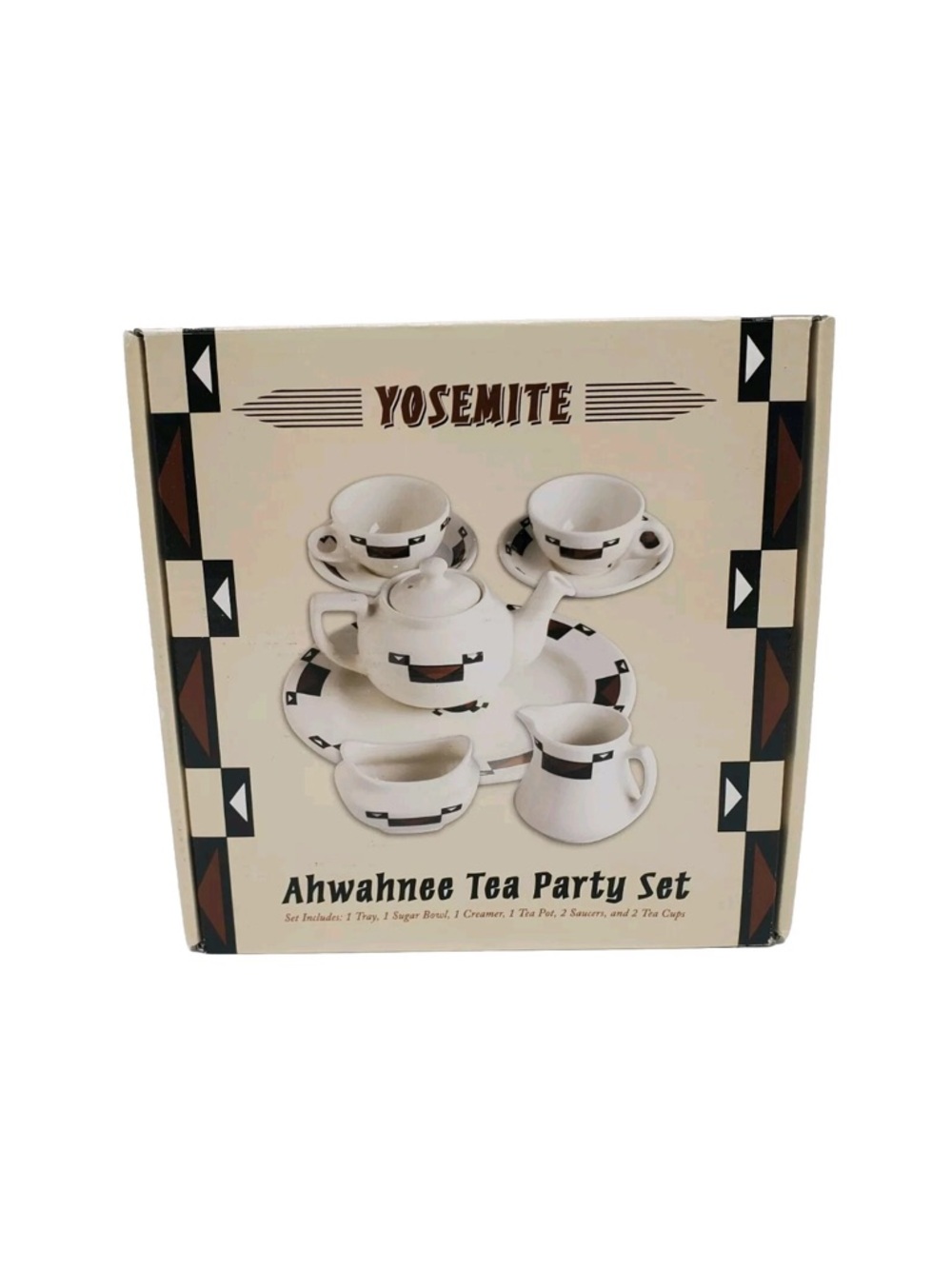 Yosemite Ahwahnee Hotel Child's China Tea Party Set California RARE New